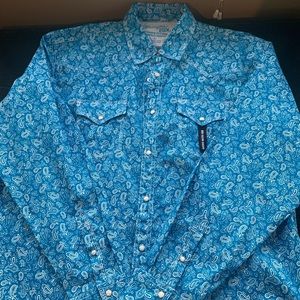Wrangler 20x competition pearl snap shirt
